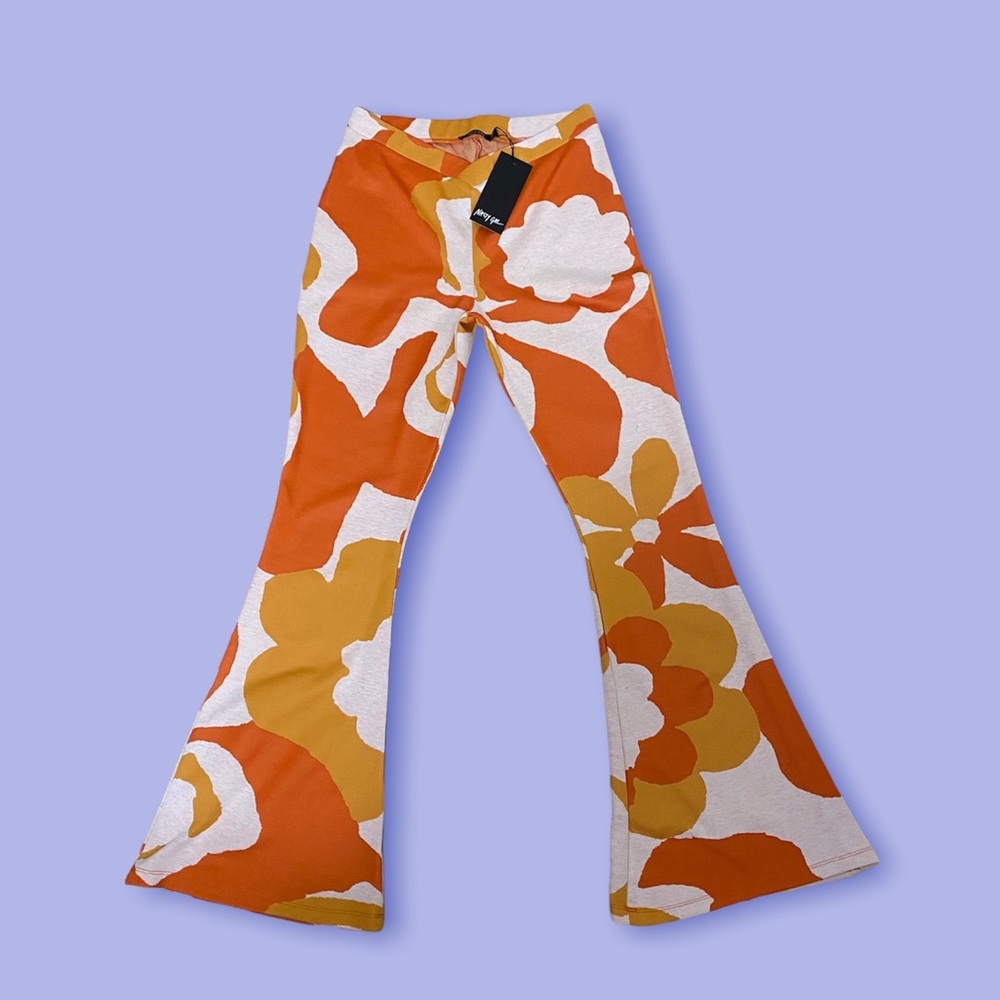 nasty gal flared pants with tag